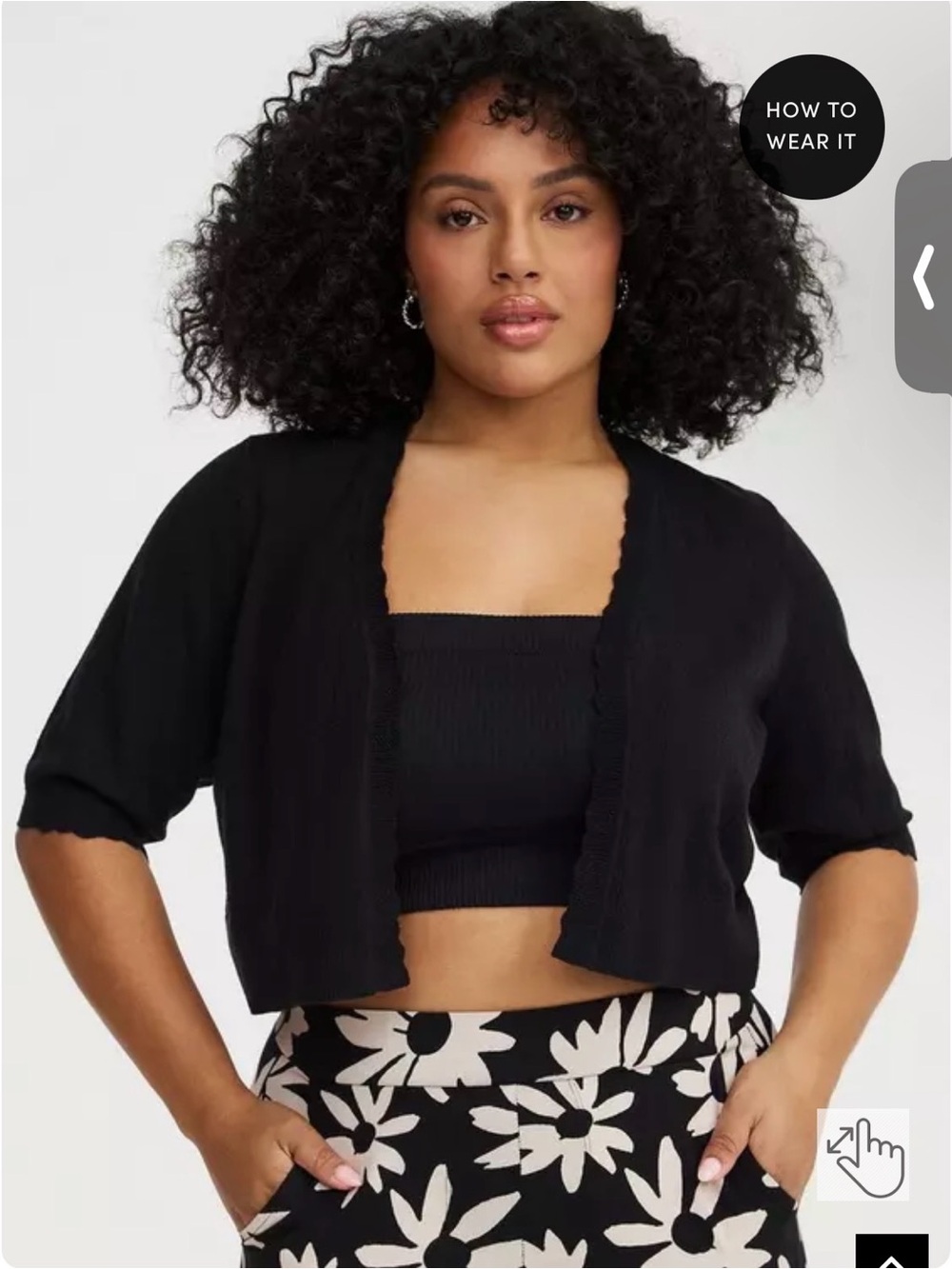 Torrid Pointelle Shrug - Picture 5 of 5